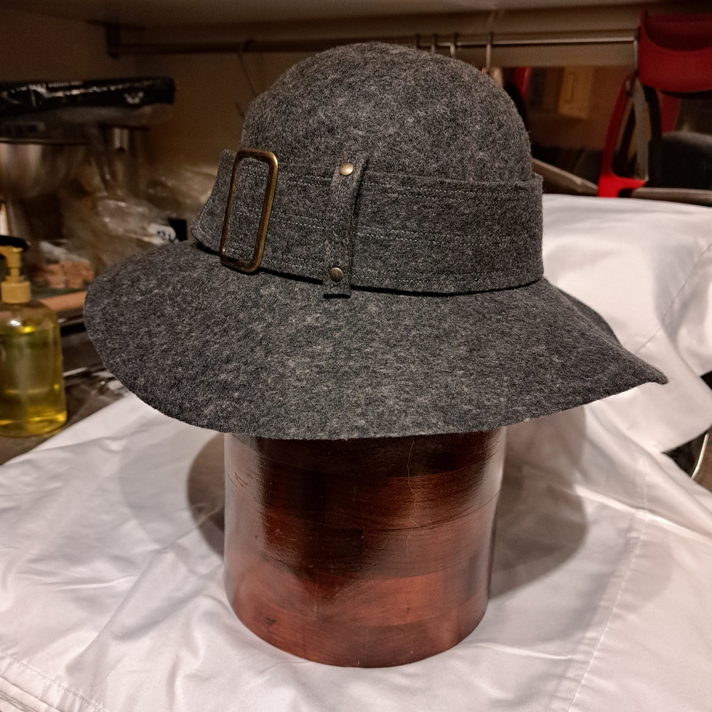 Gray Wool Men's Hat